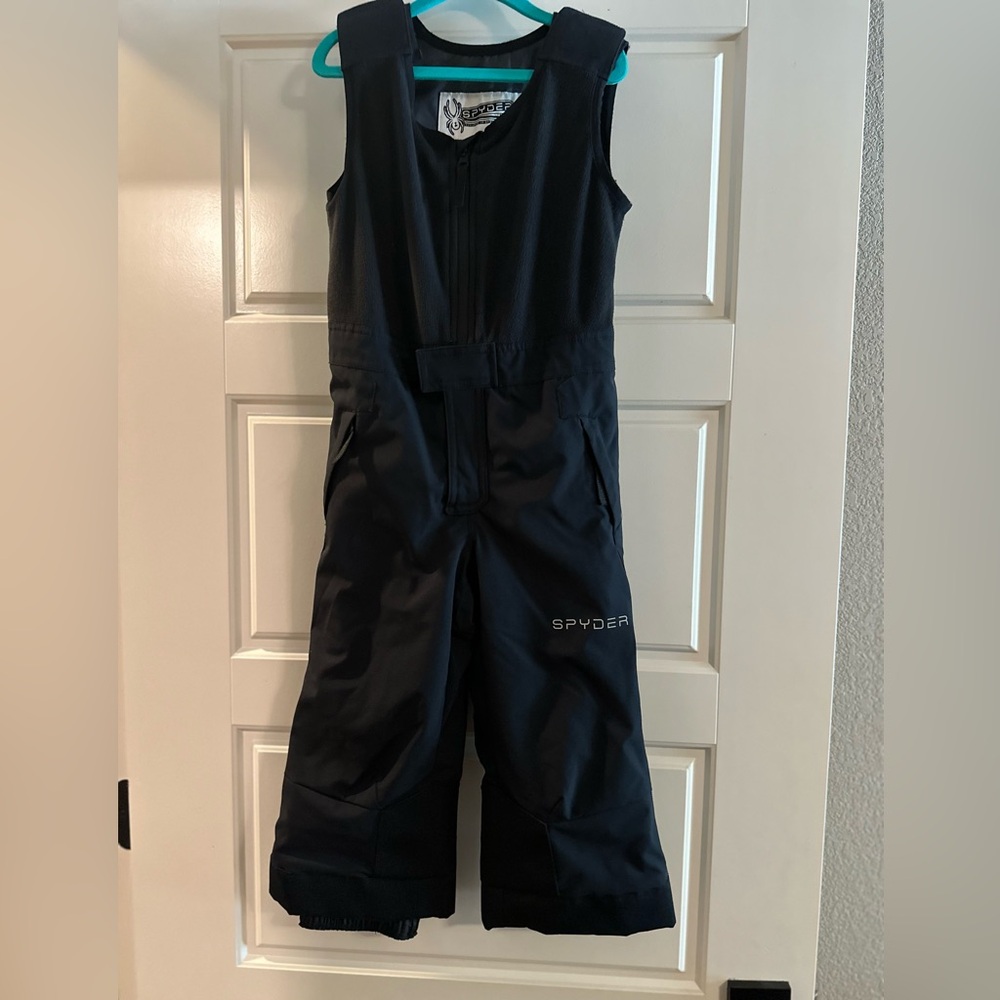 Spyder Black Bibs Kids 4T